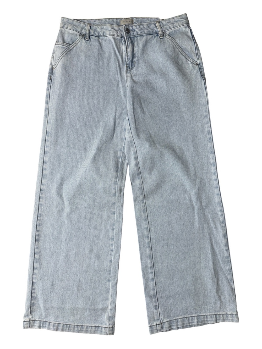 NEW Pacsun women’s 30 light wash Casey low rise baggy denim blue jeans NWT